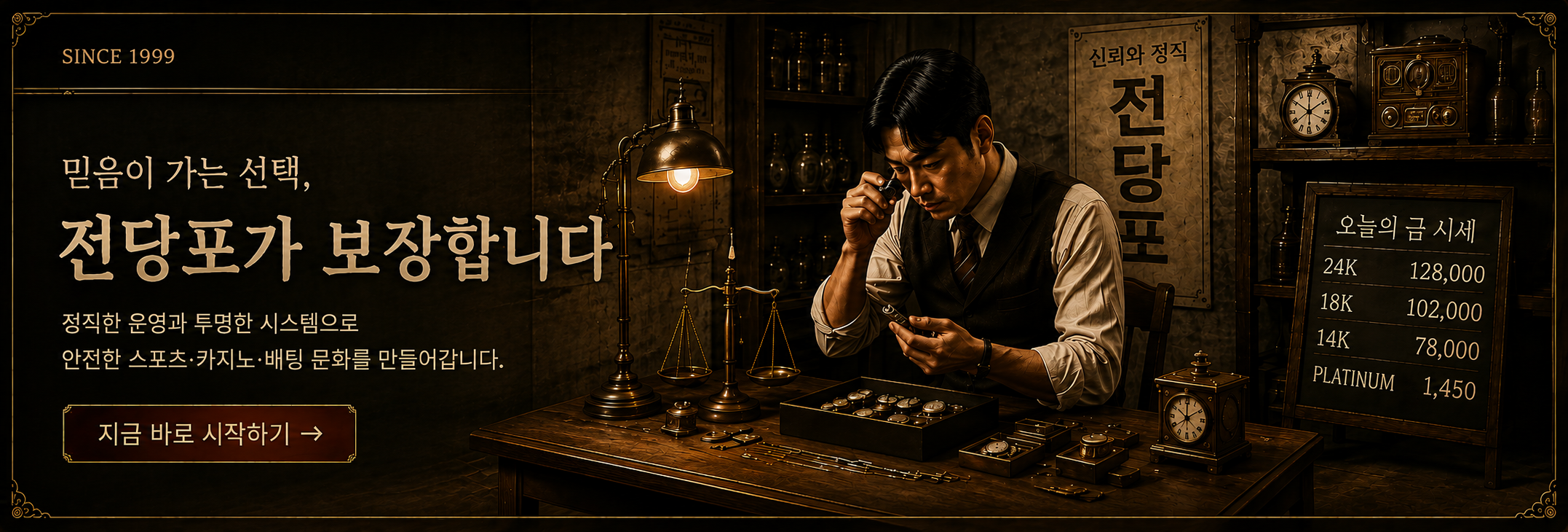 믿음이 가는 선택, 전당포가 보장합니다